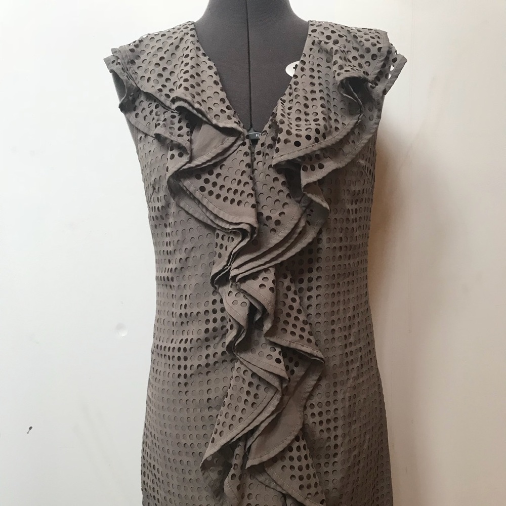 Ryu cut out polka dot dress